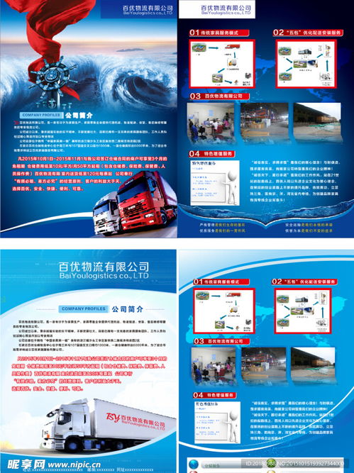 物流公司單頁設(shè)計(jì)圖 dm宣傳單
